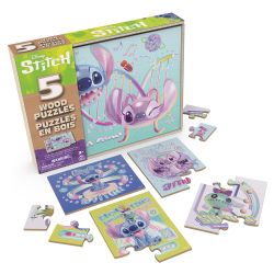 JCÉTÉ25 SPINMASTER CASSE-TÊTE EN BOIS 5 EN 1 - STITCH